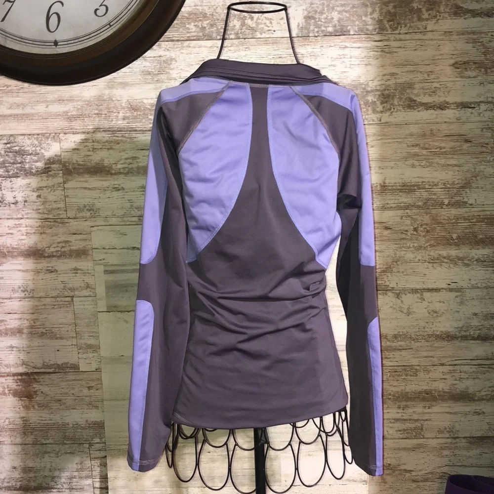 Nike pro lavender quarter zip sweatshirt size small active wear gym wear casual - Picture 7 of 7
